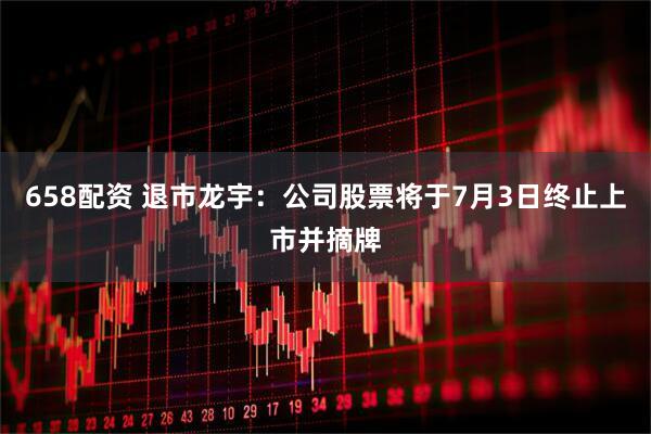 658配资 退市龙宇：公司股票将于7月3日终止上市并摘牌