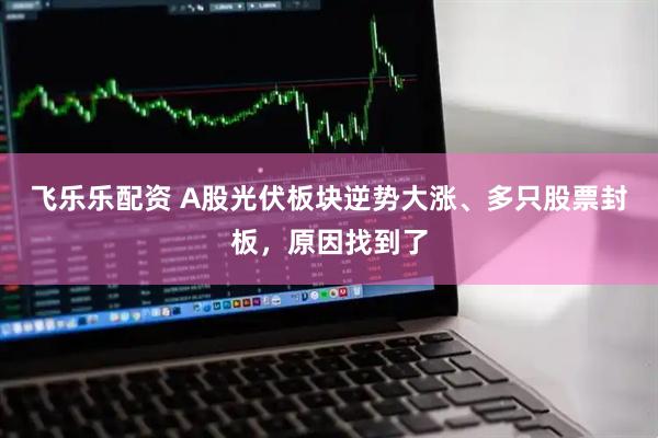 飞乐乐配资 A股光伏板块逆势大涨、多只股票封板，原因找到了